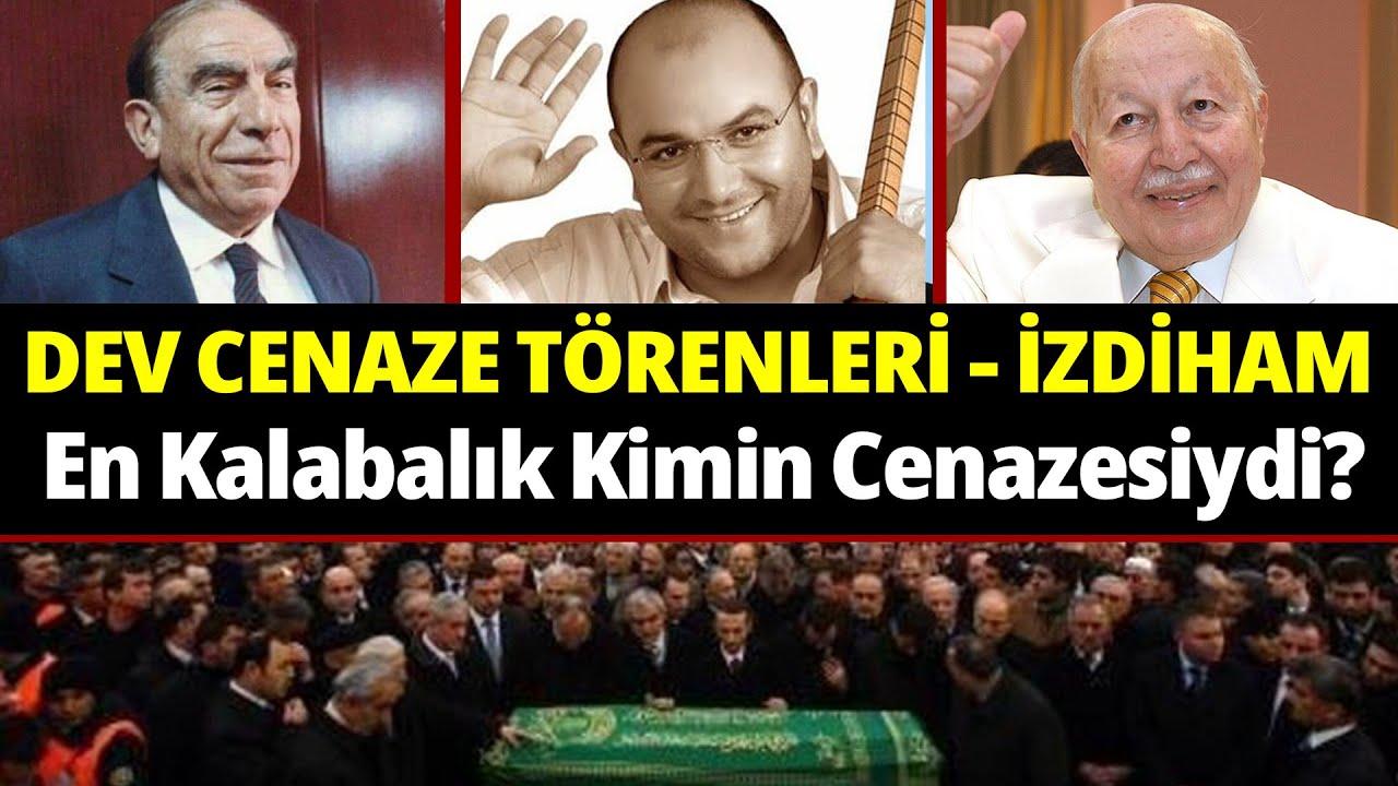 DEV CENAZE TÖRENLERİ - İzdiham, Gözyaşı, Dram ve Birbirine Giren Kalabalıklar