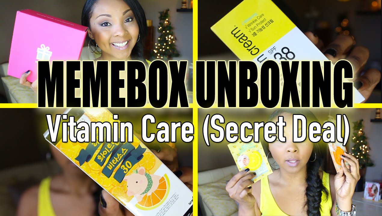 Memebox Special #12 Vitamin Care (Secret Deal) | DONT EAT THE JELLY!!!