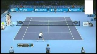 Mardy Fish Attacking Rafael Nadal