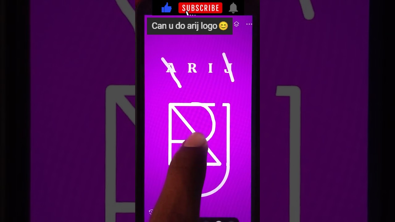 ARIJ logo design process 😮need a logo for you? comment below. 