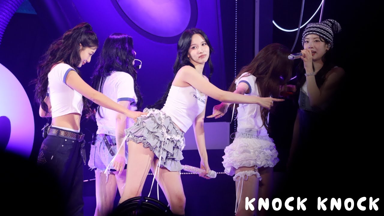 [4K 미나 직캠] 251018 TWICE - Knock Knock (Encore)｜2025 TWICE FANMEETING [10VE UNIVERSE]