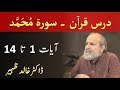 Quran Tafseer Class - Surah MUHAMMAD Verses 1-14 by Dr Khalid Zaheer