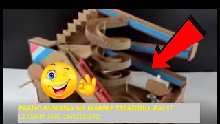 Paano Gumawa ng marble treadmill Gamit ang cardboard