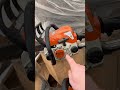 Stihl MS 170 maintenance. Chainsaw carving with a Stihl MS 170