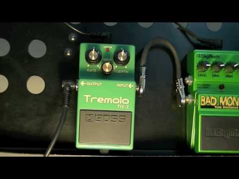 Boss Tremolo TR-2 Demo (Clean And Dirty)