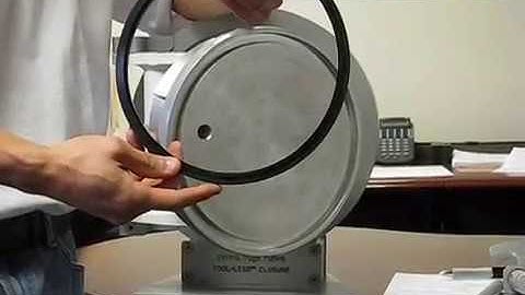 ASME Hinged Closures. Tool-less Closure O-Ring Demo. Quick Opening Closure - Quick Actuating Closure