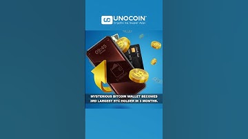 Mysterious Bitcoin wallet becomes 3rd largest BTC holder in 3 months | Unocoin | Crypto news 23 AUG