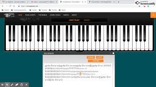 Undertale Virtual Piano - 