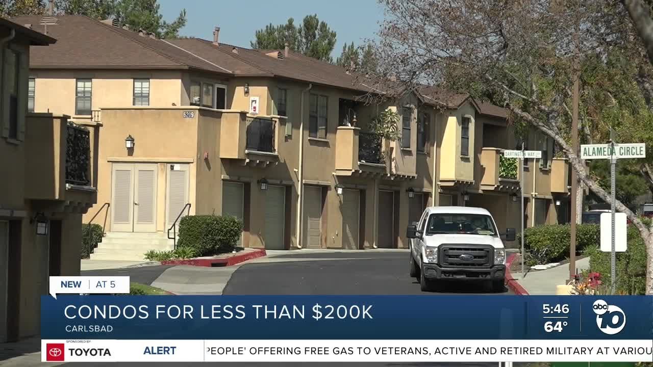 Condos in Carlsbad to sell for less than 200,000 YouTube