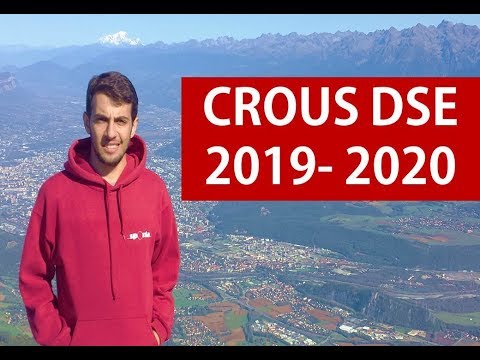 Nouveau Crous 2019-2020 - Dossier DSE - Logement pour étudiant en France