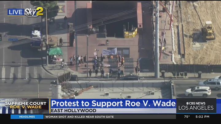 Hundreds gather across Southland to protest in support of Roe v. Wade