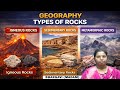 Geography types of rocks || by Bhargavi madam ||  aura ias || #geographythroughmaps #upsc2026
