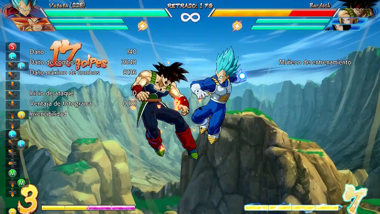 [SSGSS Vegeta] In-place recover after grab setup