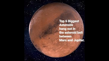 The Biggest Asteroids of Our Solar System (Top 6). #Shorts
