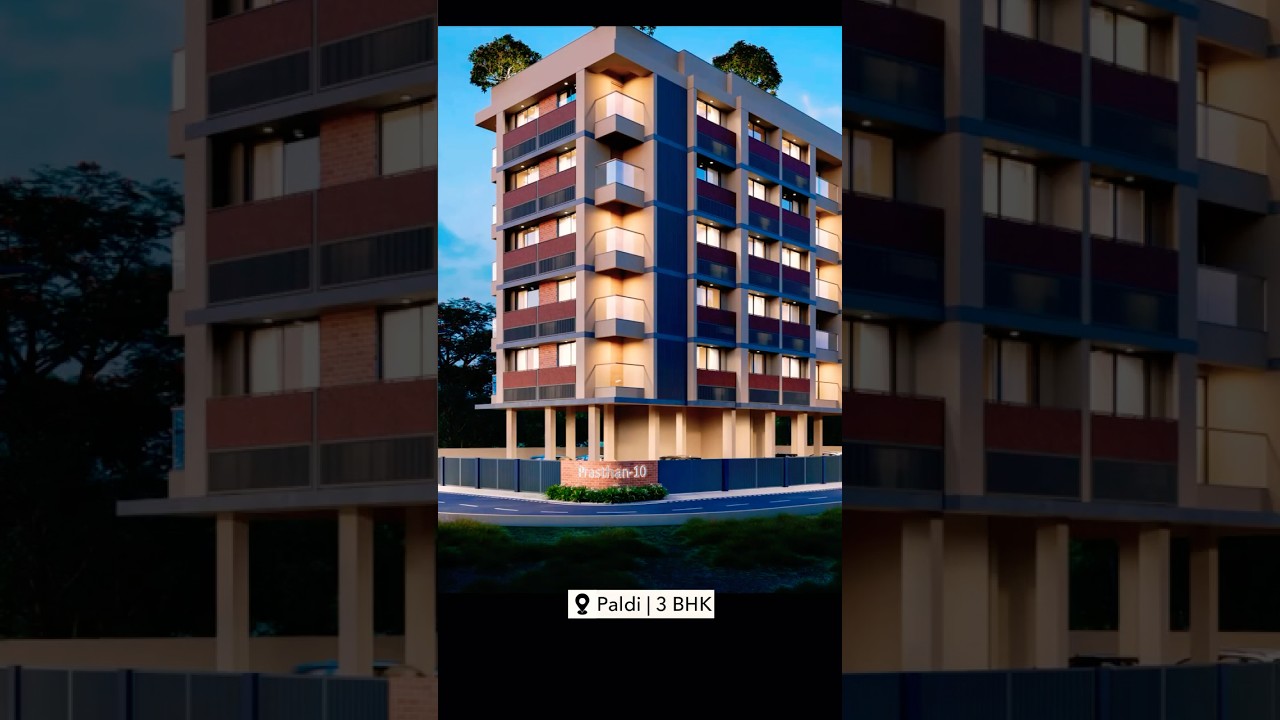 PRASTHAN-10, 3BHK ULTRA LUXURIOUS FLATS 🏠 AT-PALDI AHEMDABAD || Modern Apartment ||