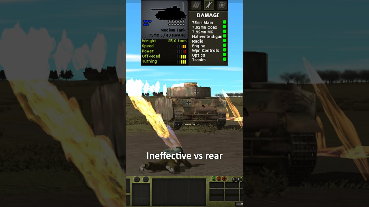 Flamethrower vs Tank: Combat Mission Final Blitzkrieg