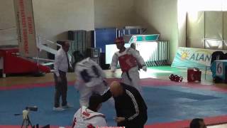 80kg Samet Aktunç vs Halit Kavcı  (2017 Turkish TKD Championships -21)