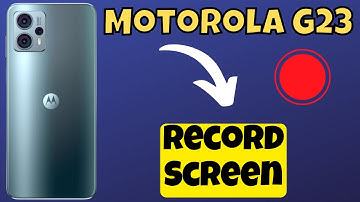 Motorola Moto G23 How to Record Screen
