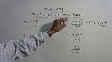 DECIMAL DIVISION MADE EASY - WATCH FULL VIDEO