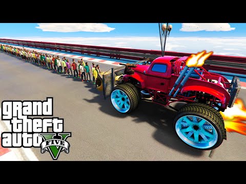How Many People Can a Truck Hit at 240 KM/H? GTA 5