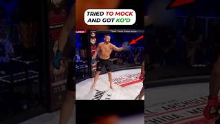 He Mocked Michael Page…Big Mistake #knockout #mma  #shorts