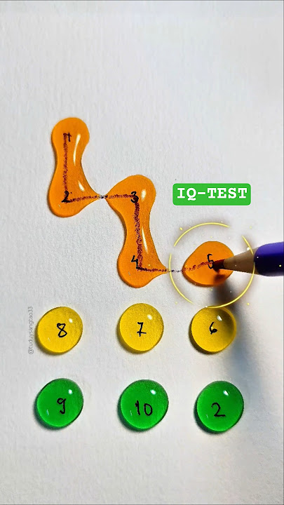 Number Connect Puzzle - #drawing #games #funny #iqtest #maths #shorts