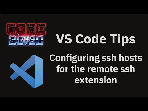 VS Code tips — Configuring ssh hosts for the remote ssh extension