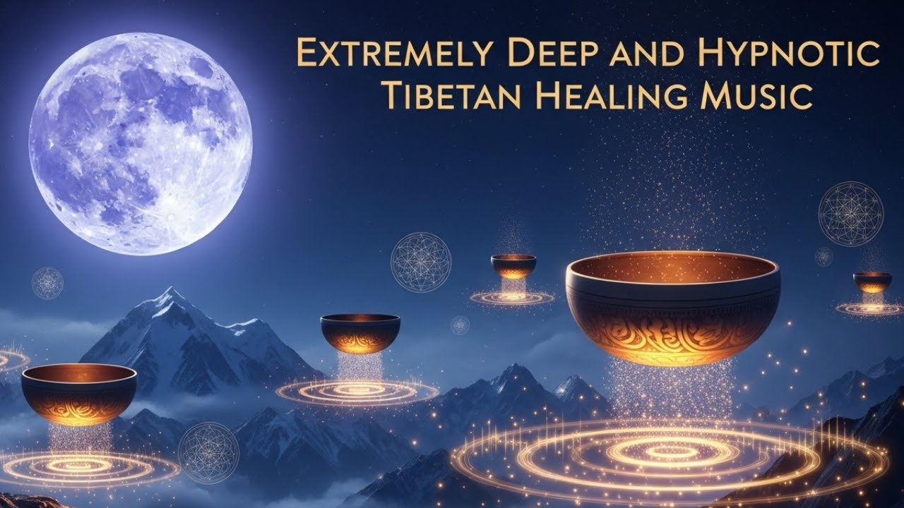 963Hz + 432Hz Tibetan Singing Bowls | Deepest Healing Sleep Music - YouTube