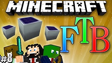 Minecraft: Feed the Beast #8 "Pipes & Solar Panels"