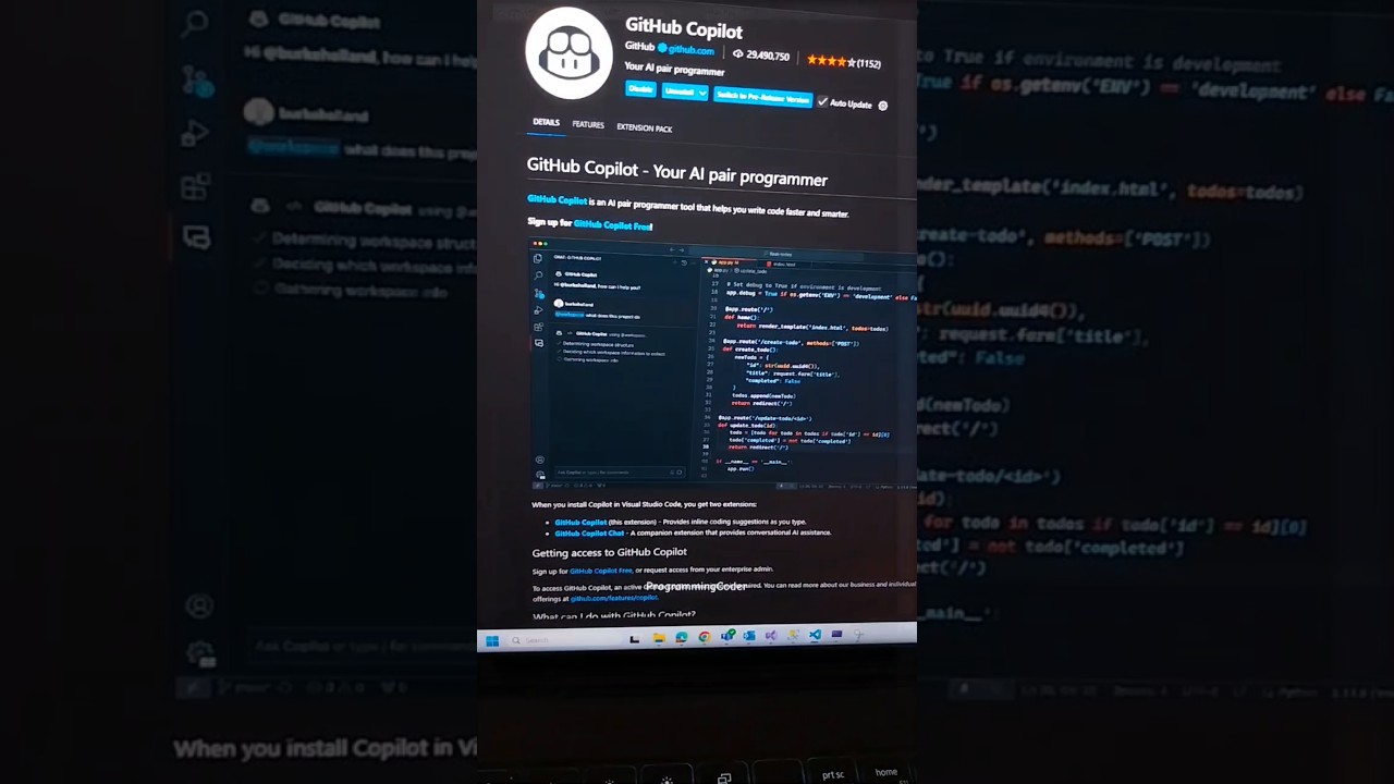 How to use github copilot in vs code