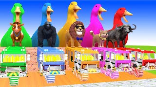 Basket Ball Game Game With Cow Elephant Gorilla Tiger Dinosaur Wild Animal Escape Cage Game