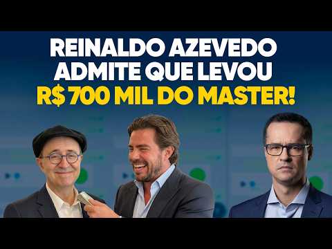 Reinaldo Azevedo Admits He Took R$ 700,000 from Vorcaro!