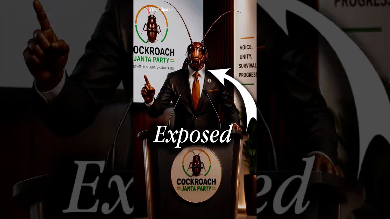 Was “Cockroach Janta Party” Just Satire… or Something Bigger?😳 | BJP #shorts