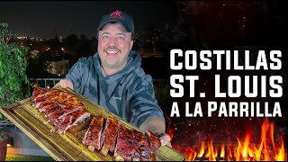 Costillas St. Louis a la Parrilla  Recetas del Sur