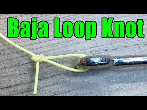 Baja Knot (aka - Perfection Loop) Tying Instructions - Fishing Knots 