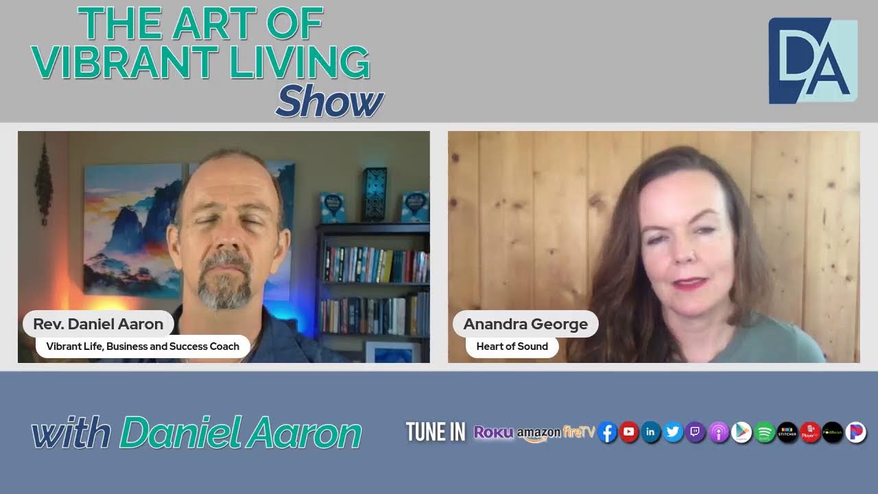 Mantra & Sound Healing Yoga Trainer Anandra George on The Art of Vibrant Living Show