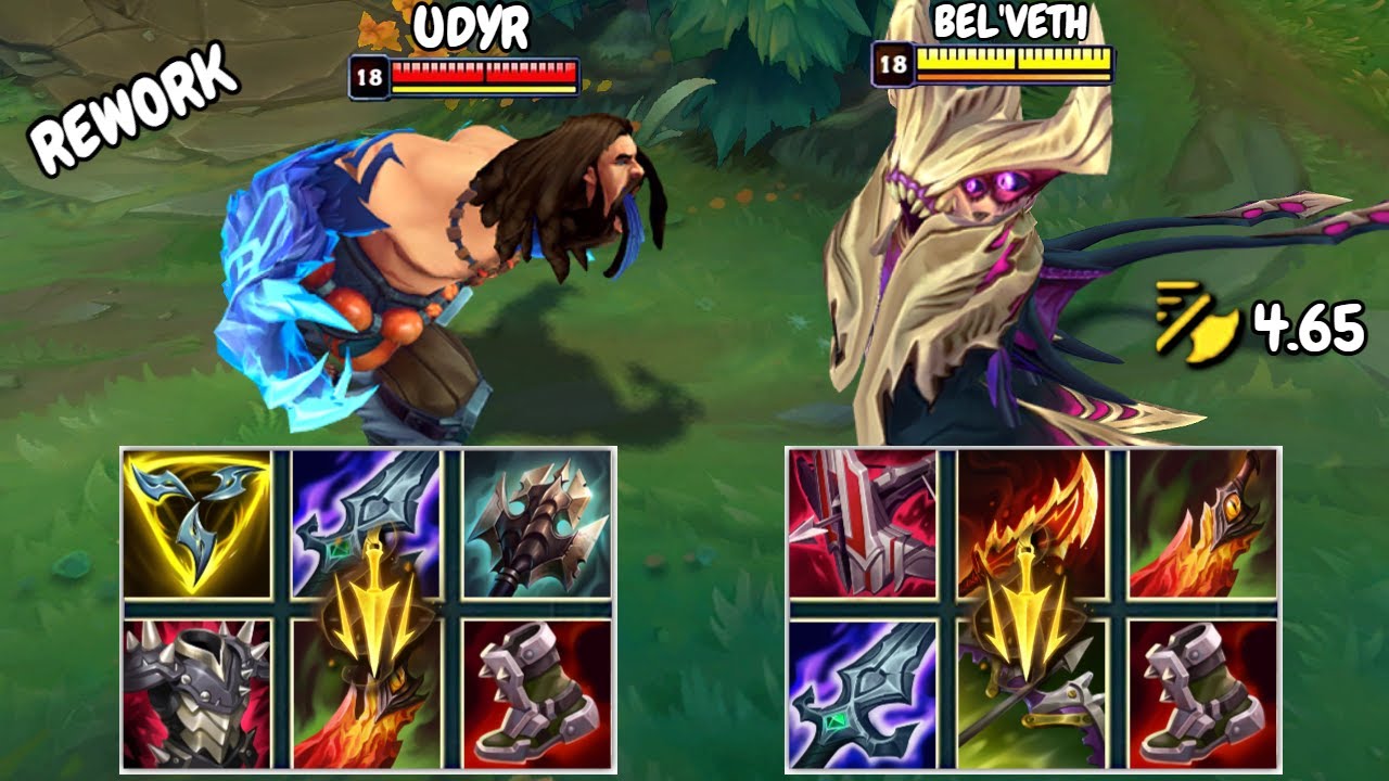 REWORK UDYR vs BEL'VETH FULL BUILD FIGHTS & Best Moments!