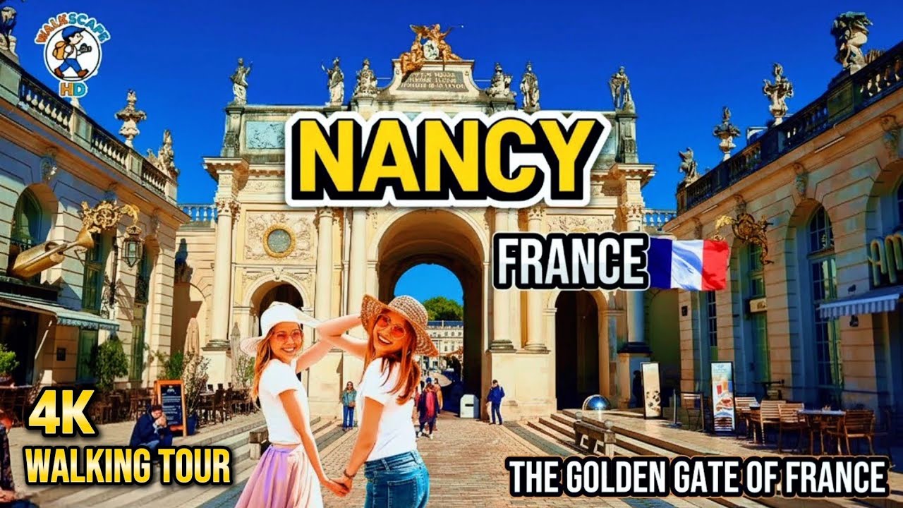 Nancy, France 🇫🇷 | Elegant Old Town & Place Stanislas — Relaxing 4K Walking Tour