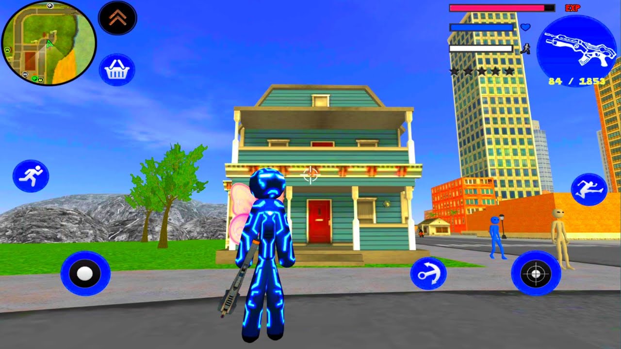 Black Iron Stickman Rope Hero: Gameplay Walkthrough and Tips!