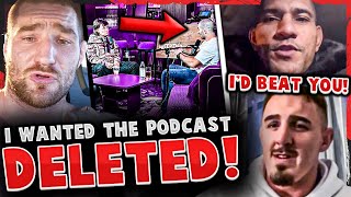 Sean Strickland wanted EMOTIONAL podcast DELETED Alex Pereira SIZED UP Tom Aspinall