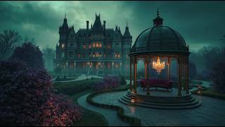 Eternal Twilight at the Gothic Lakeside Cottage | Relaxing Piano & Violin | Dark Academia Background