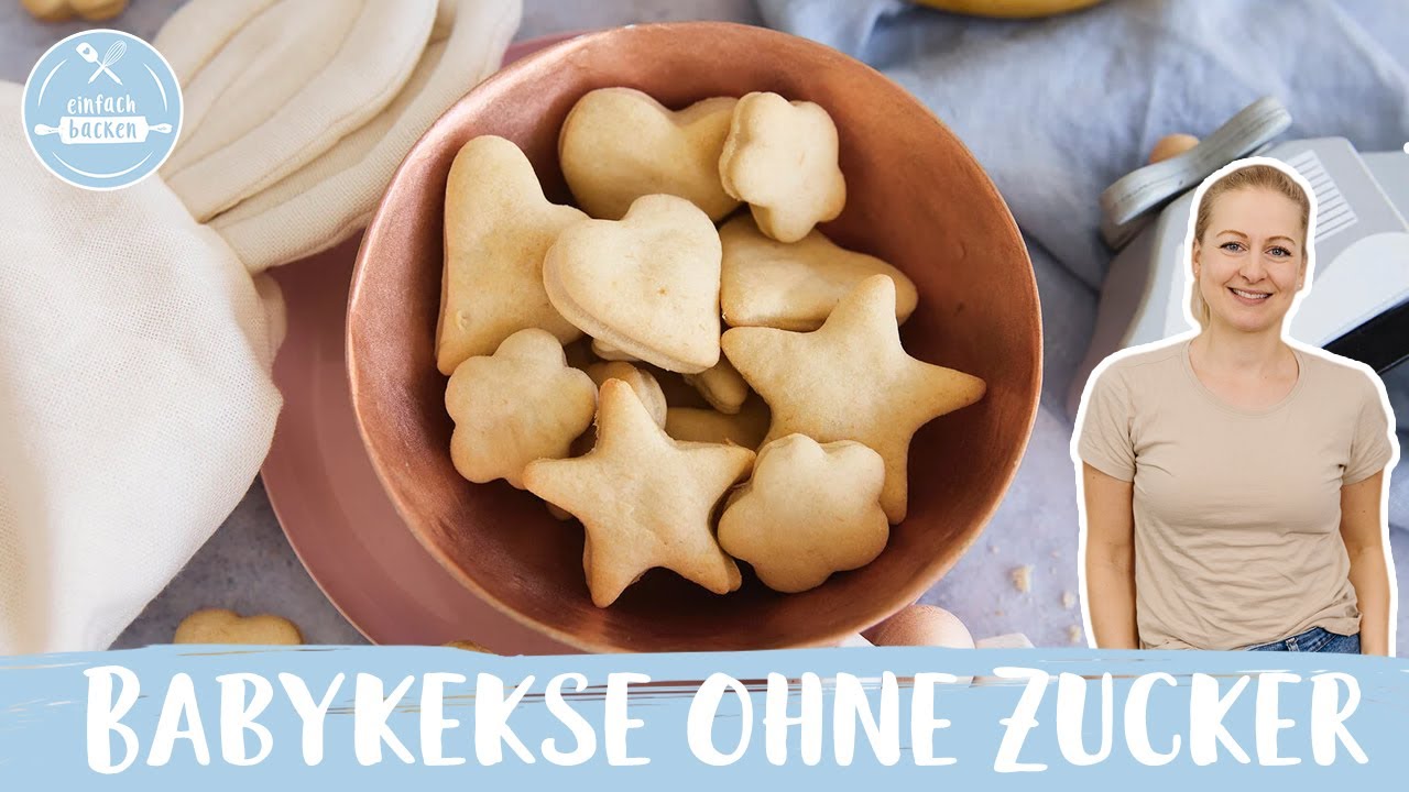 Babykekse ohne Zucker 👶 🍼 | Aus nur 3 Zutaten | Gesund und lecker | Einfach Backen