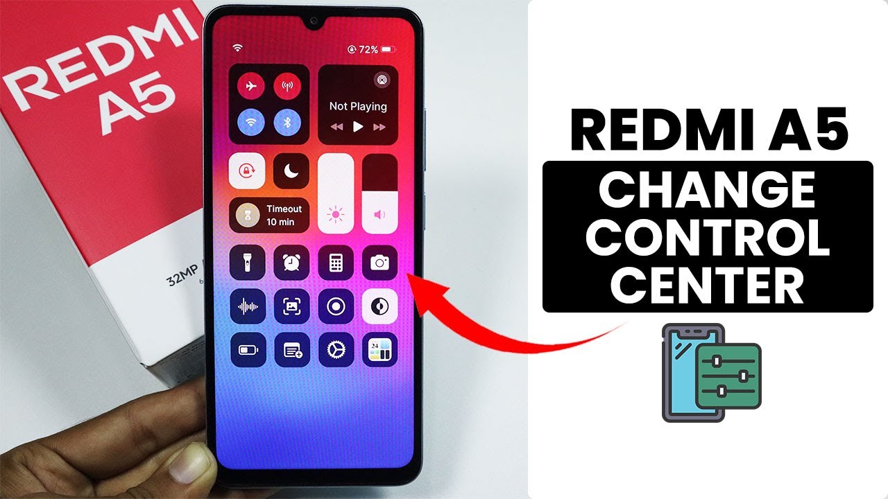 Как изменить Центр управления в Redmi A5 — Настройки Центра управления