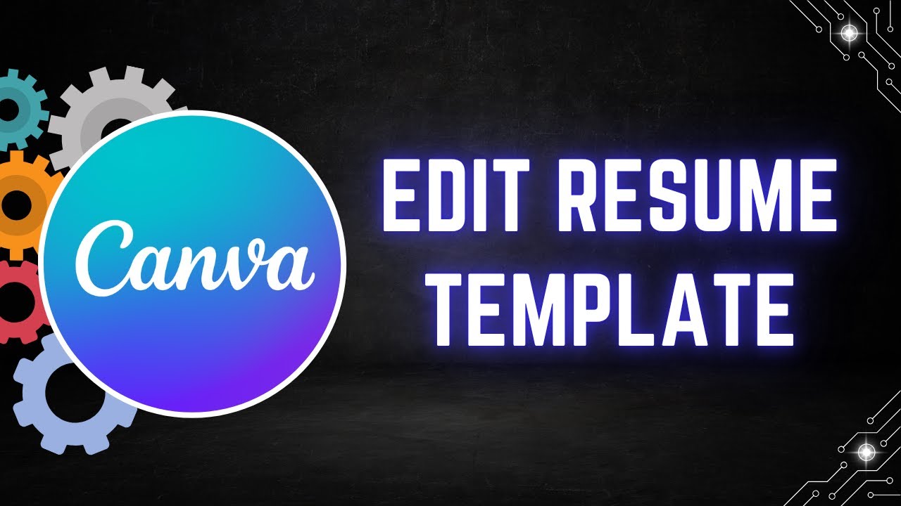 How to Edit a Resume Template in Canva