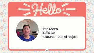 ED810:  Classroom Screen Tutorial