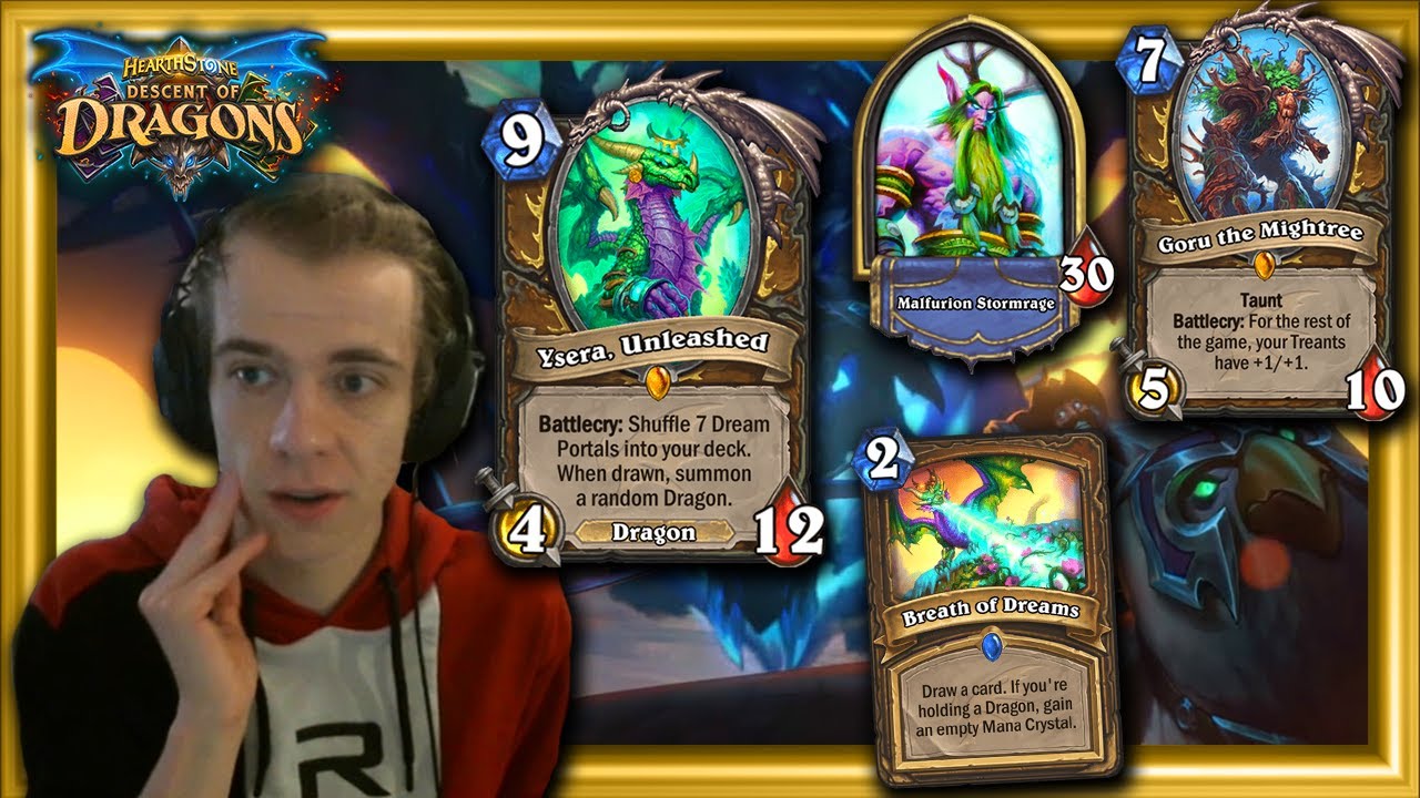 The DRAGONS Have ARRIVED! Druid Class Card Review For The Hearthstone: Descent Of Dragons Expansion!