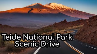 Scenic drive through the Teide National Park in Tenerife