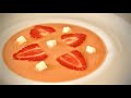 GAZPACHO DE FRESAS 🍓 FÁCIL, RÁPIDO Y SALUDABLE