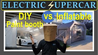 DIY vs. Inflatable Paint Booth  Sewinfla Inflatable Paint Booth