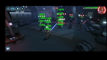 SWGOH GAC 3v3 CLS Han Chewie vs EP Starkiller Mara Jade